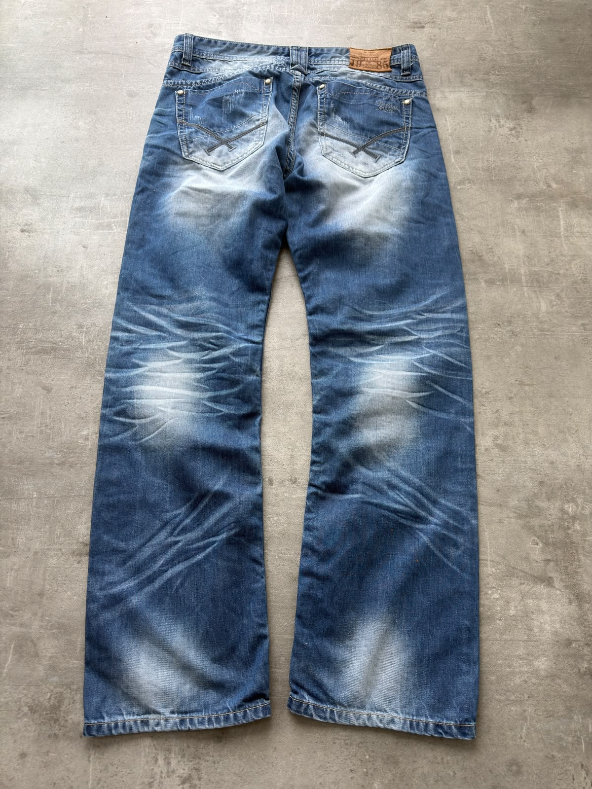 japanese light wash straight (W36 L33)