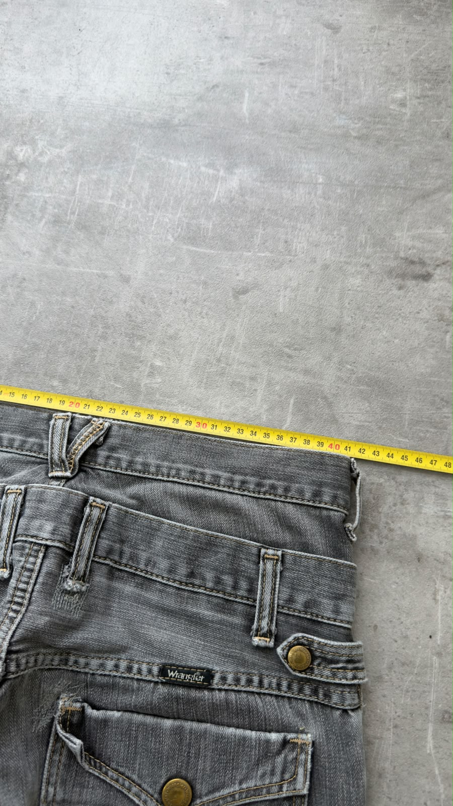 Japanese Grey Bootcut Washed Jeans W31