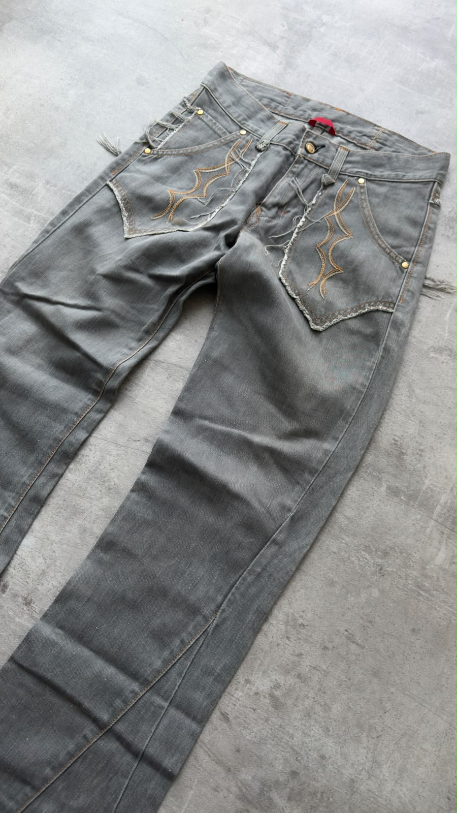 Edwin 503 Japanese Grey Bootcut Jeans (W29 L31)