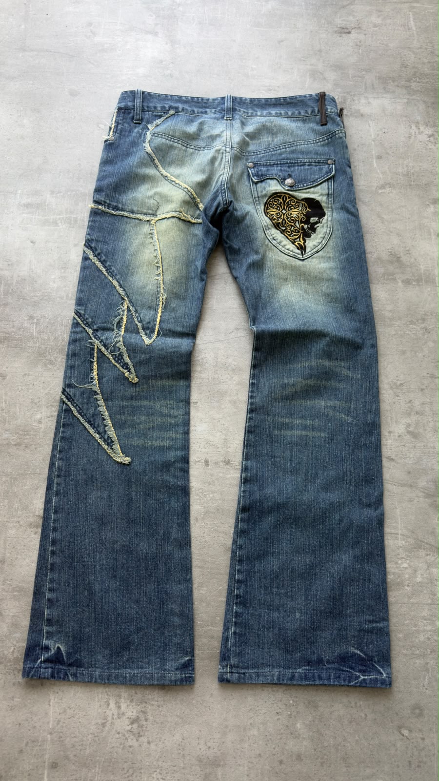 Japanese Washed Bootcut Jeans W31