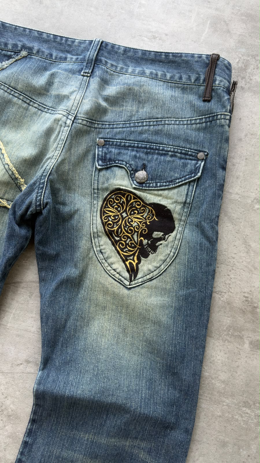 Japanese Washed Bootcut Jeans W31