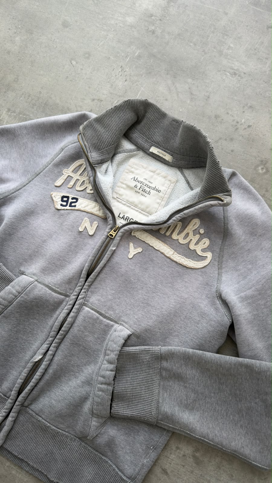 Abercrombie & Fitch Zip Jacket (L)
