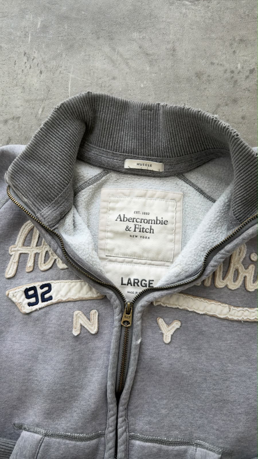 Abercrombie & Fitch Zip Jacket (L)