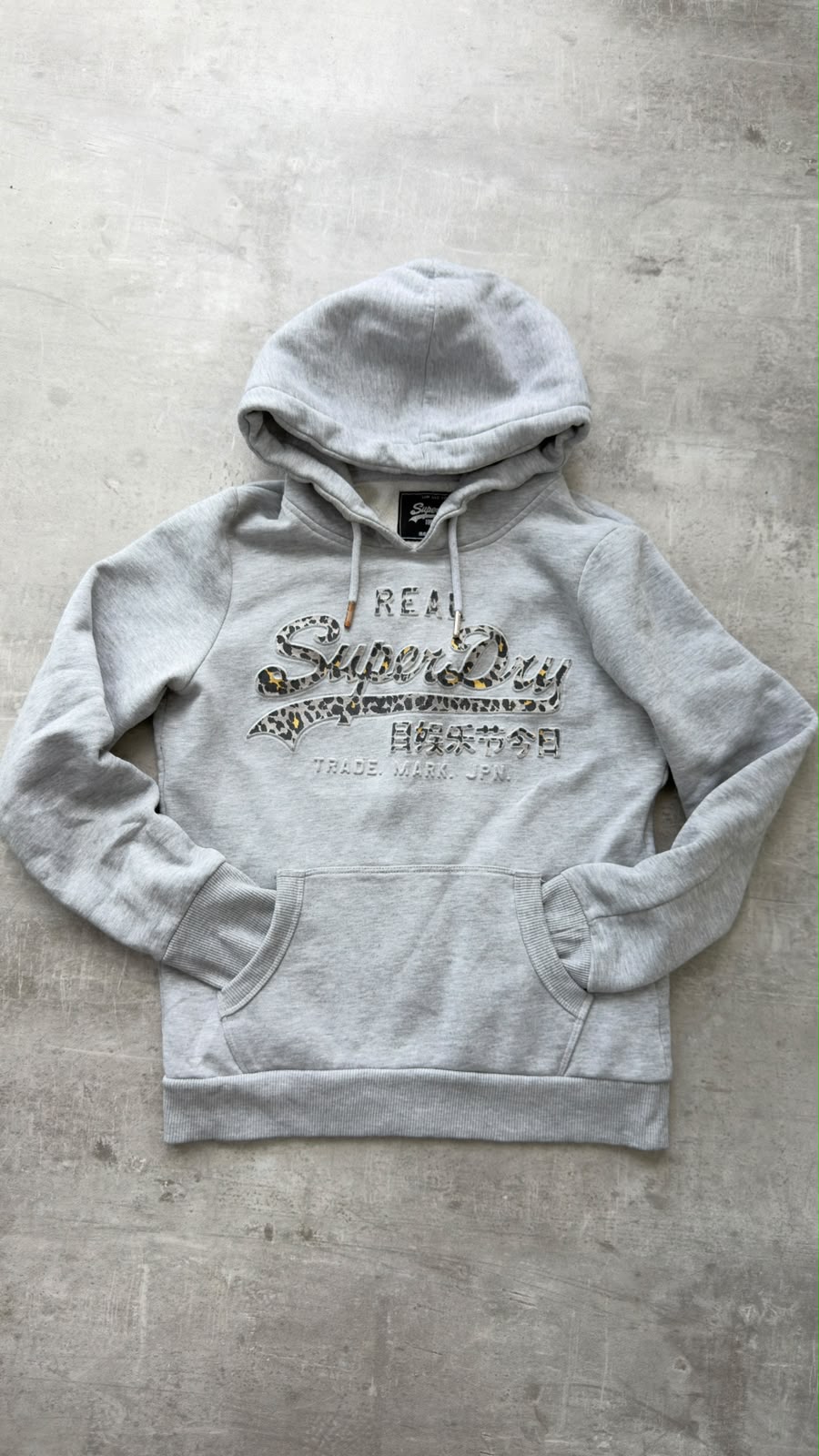 Superdry Leopard Logo Hoodie XS