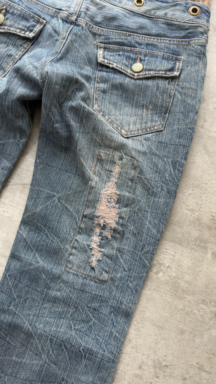 Japanese Washed camo Bootcut W31