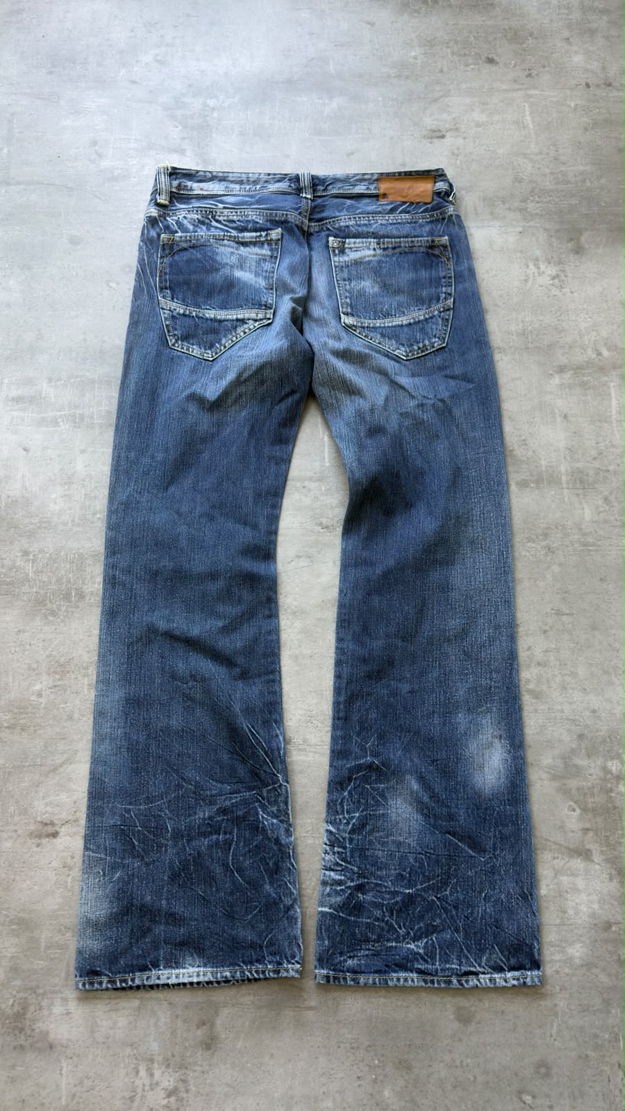 Japanese Washed Bootcut Jeans W33