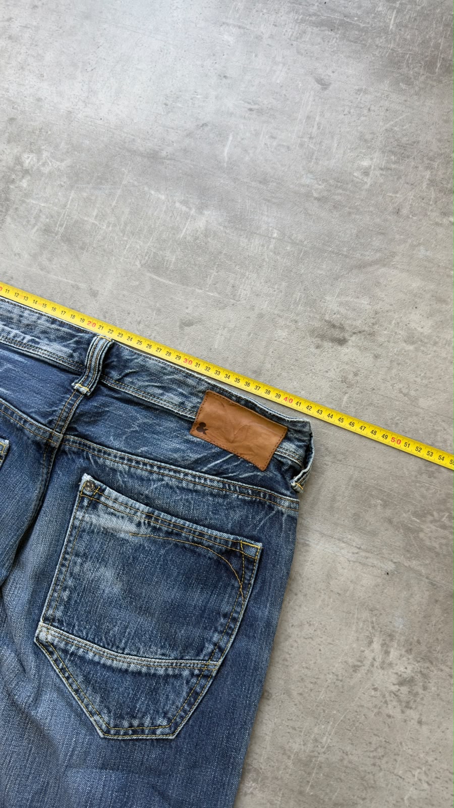 Japanese Washed Bootcut Jeans W33