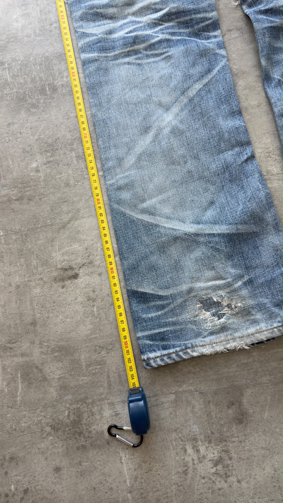 Japanese Washed Bootcut Jeans W32