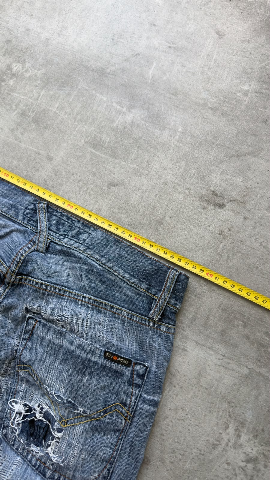 Japanese Ripped Bootcut Jeans W28