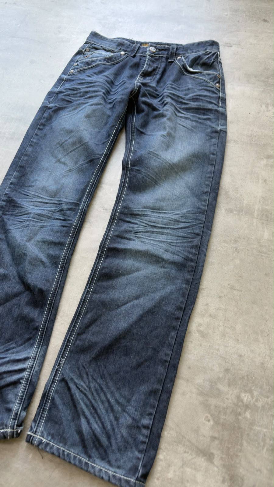 Japanese Washed Straight Jeans W28