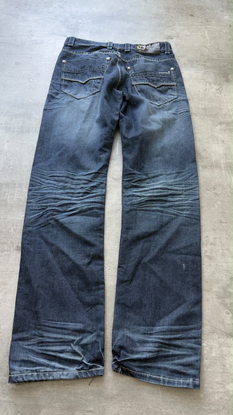 Japanese Washed Straight Jeans W28