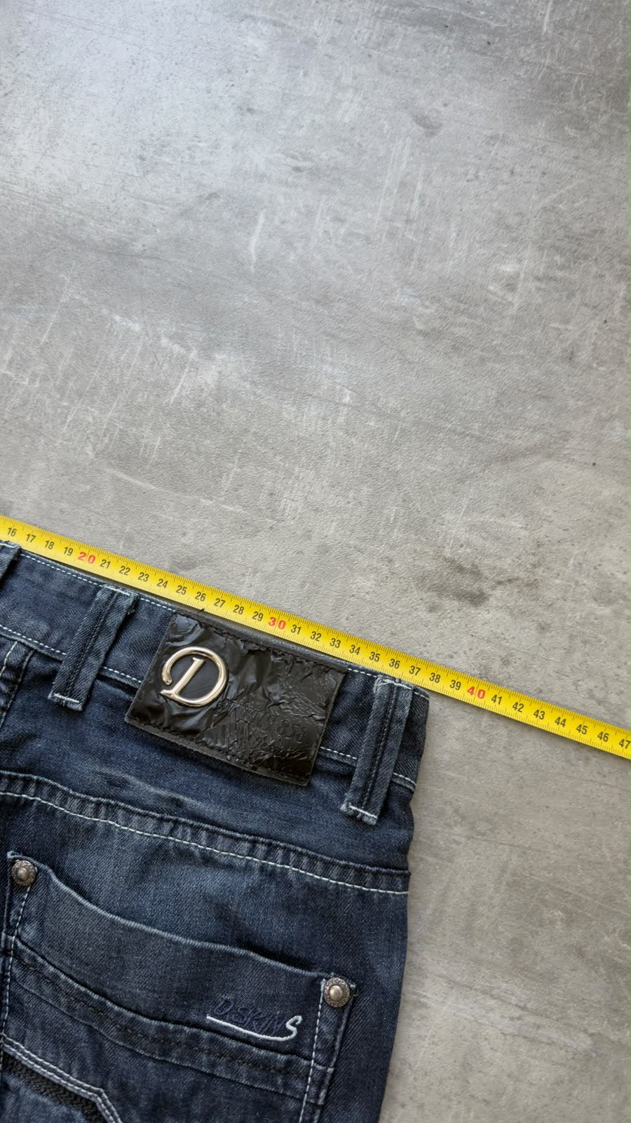 Japanese Washed Straight Jeans W28
