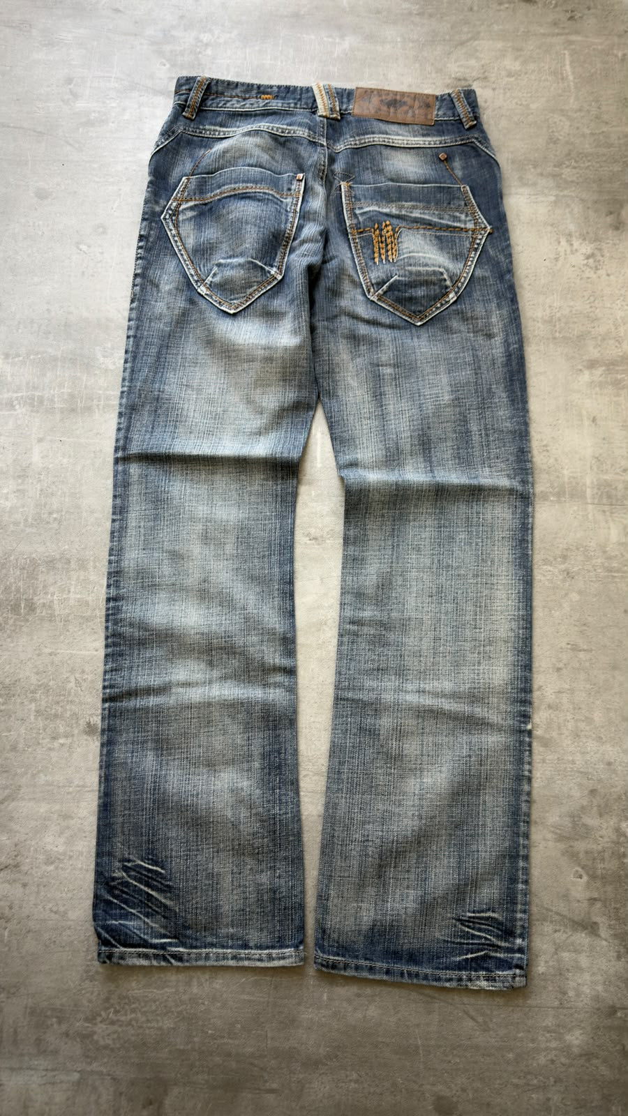 Japanese Washed Straight Jeans W29