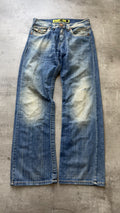Japanese Washed Bootcut Jeans W30