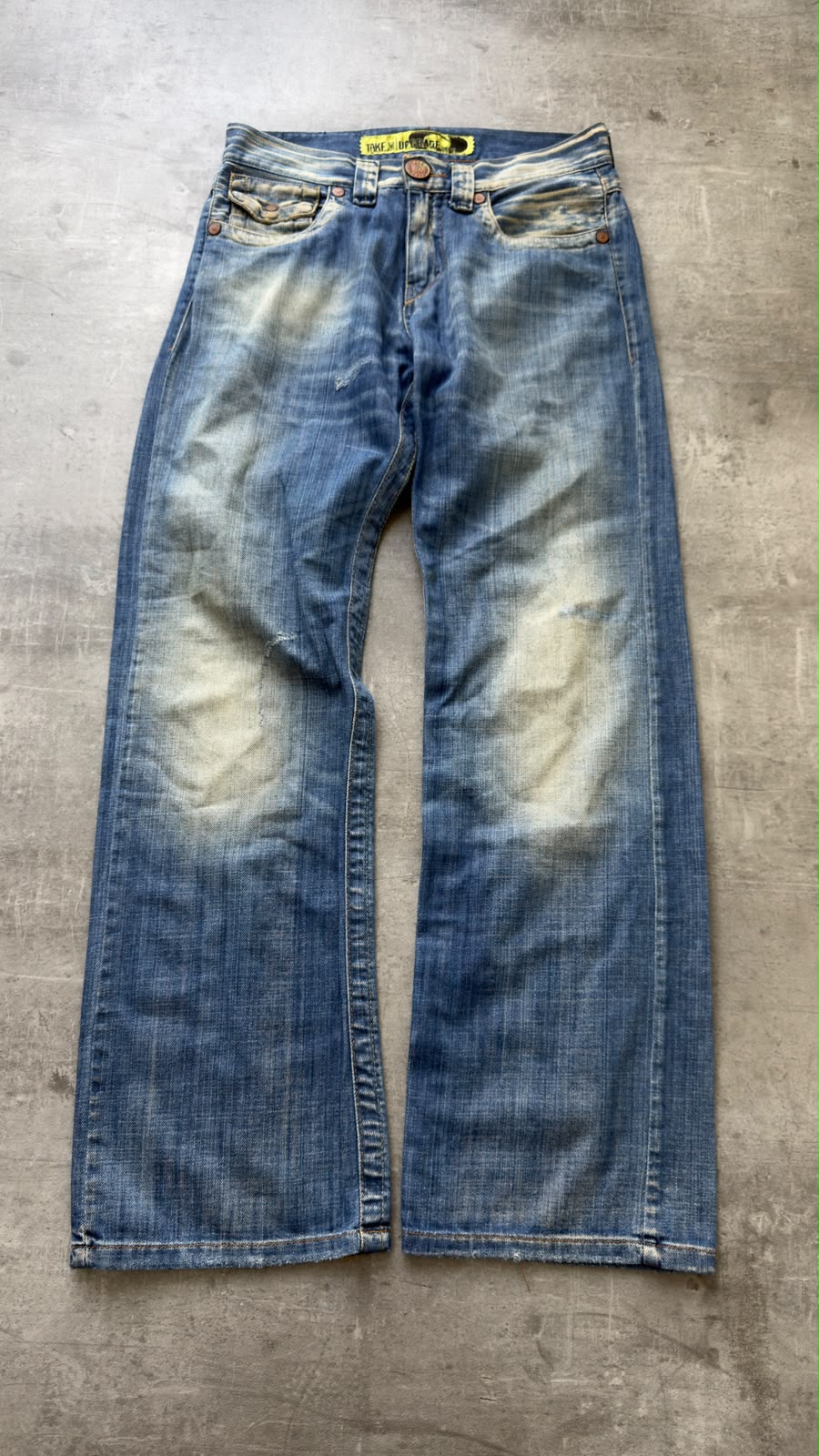Japanese Washed Bootcut Jeans W30