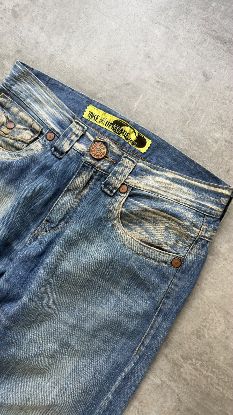 Japanese Washed Bootcut Jeans W30