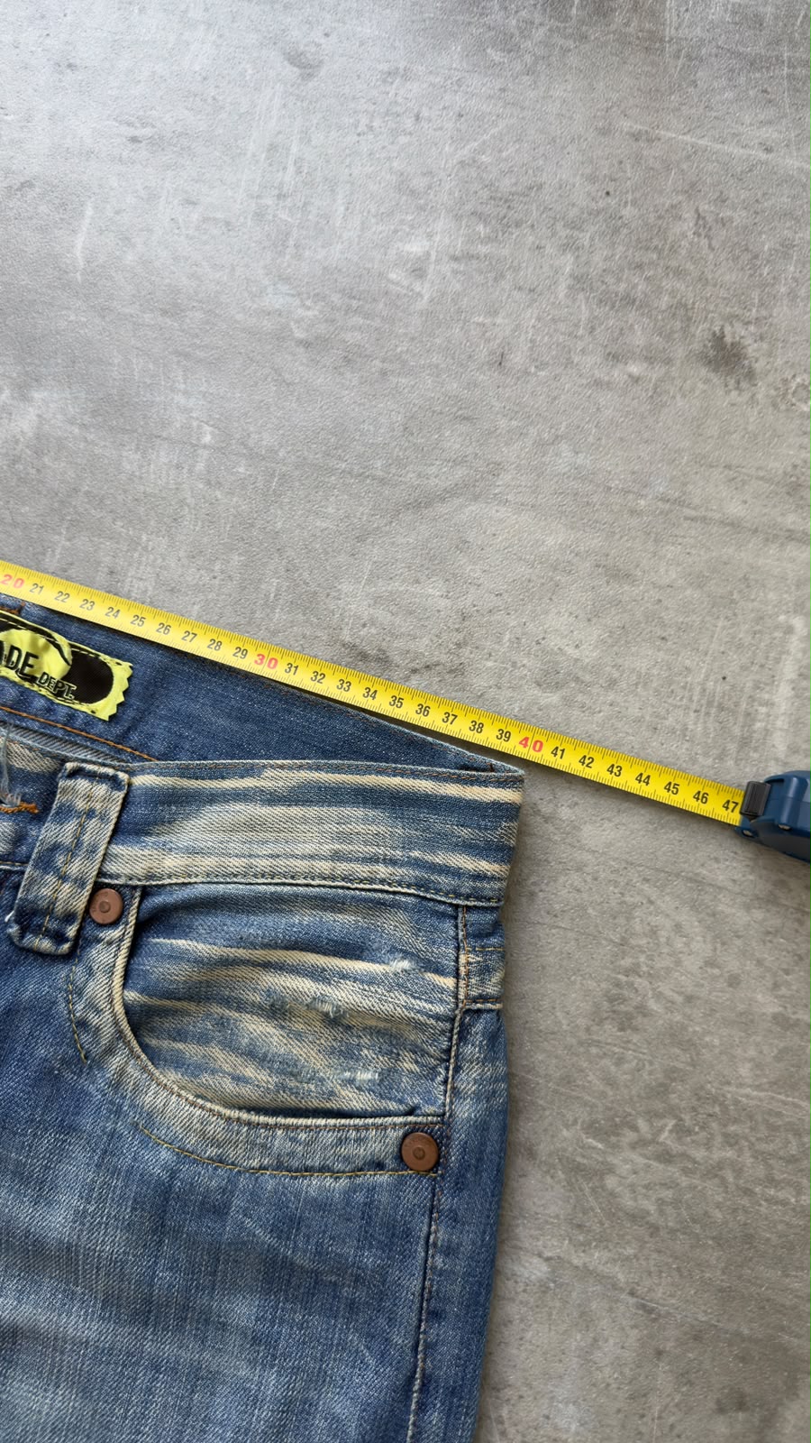 Japanese Washed Bootcut Jeans W30