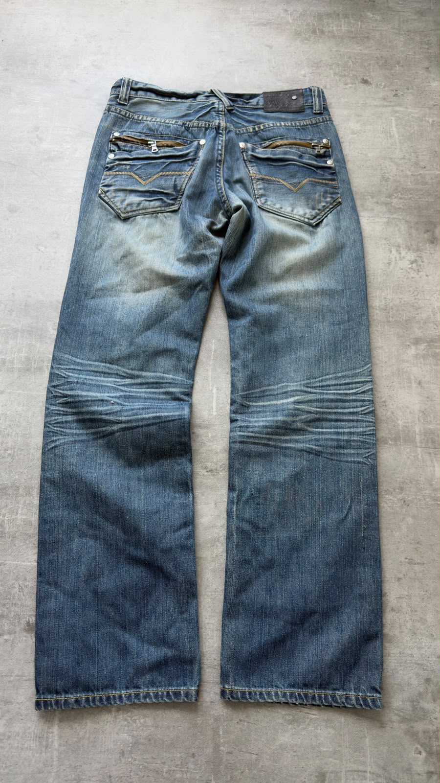 Japanese Washed Straight Jeans W30