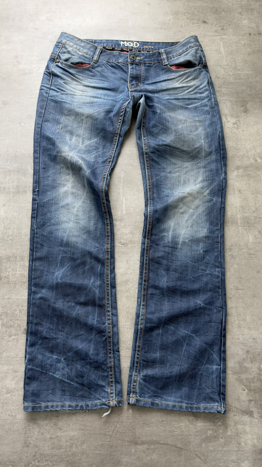 Washed Blue Jeans L