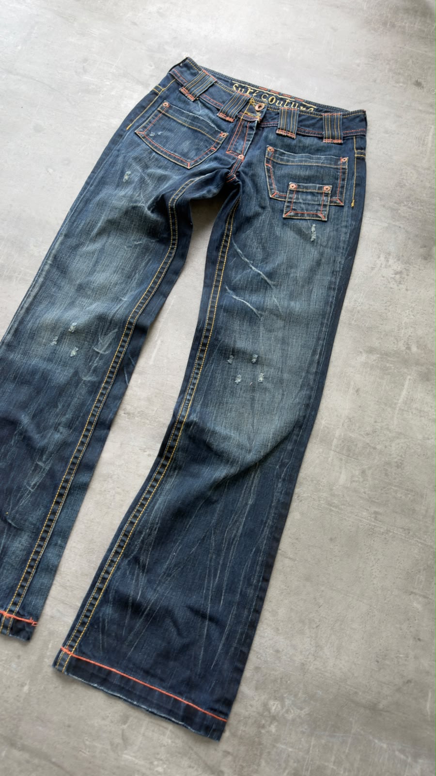 japanese Women Flared Bootcut Jeans XS