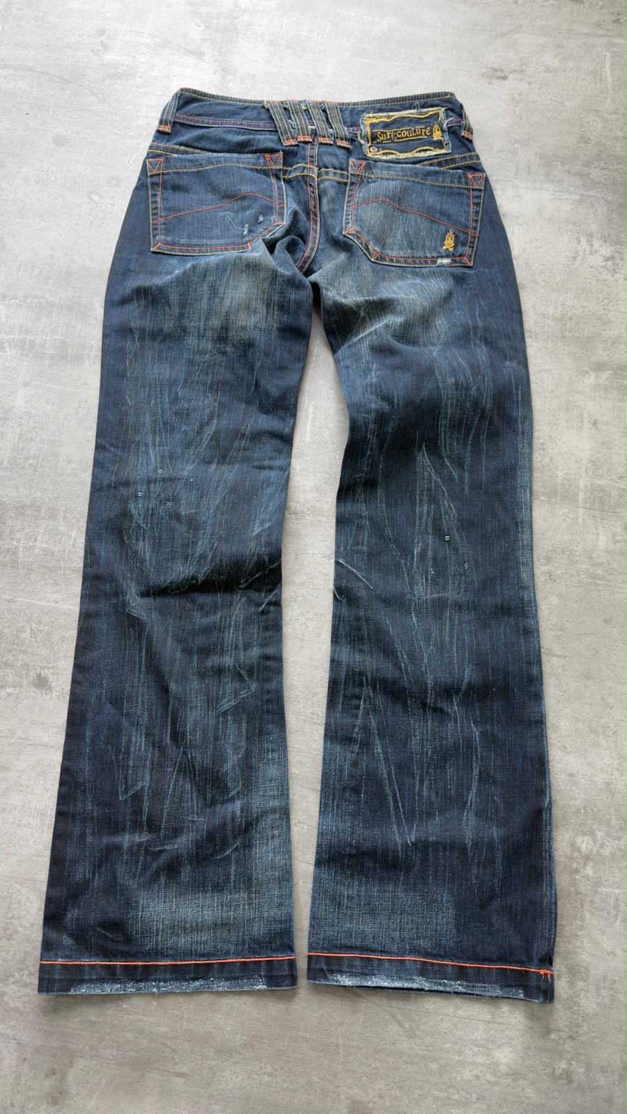 japanese Women Flared Bootcut Jeans XS