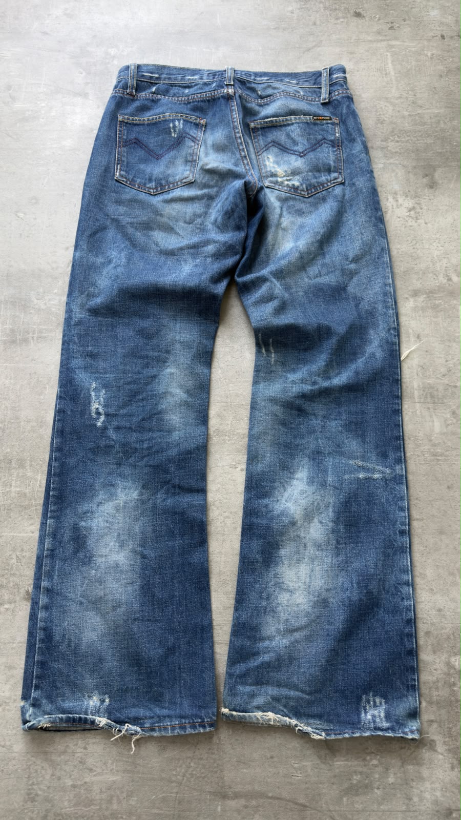 Japanese Washed Bootcut Jeans W30 (M)